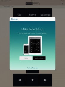 NumPad - make from iPhone an external keyboard [Free]